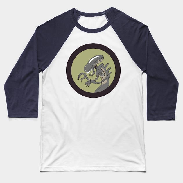 Alien Baseball T-Shirt by funny_fuse